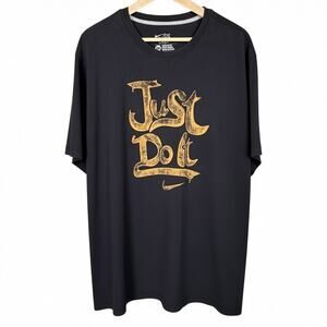 Nike JDI Just Do It Retro Paint Print Athletic Department Men's 2XL T-Shirt